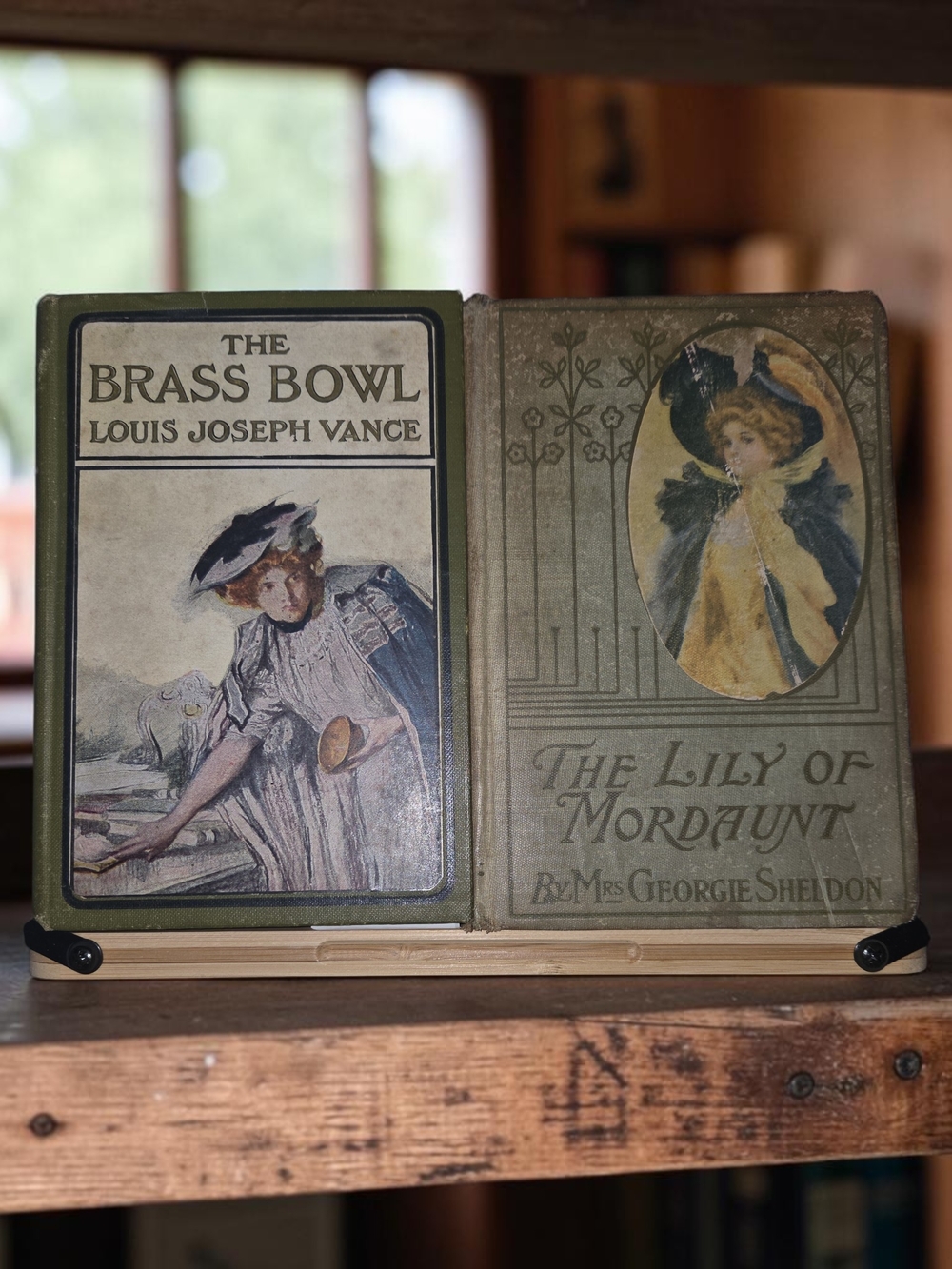 Two Antique Books - The Lily of Mordaunt 1900 and The Brass Bowl 1907 (1st Ed)